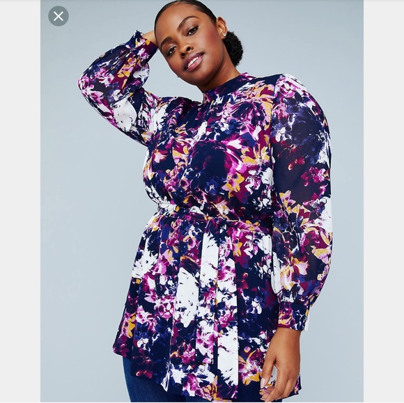 Lane Bryant Tops - NWT 28W Girls With Curves Tunic